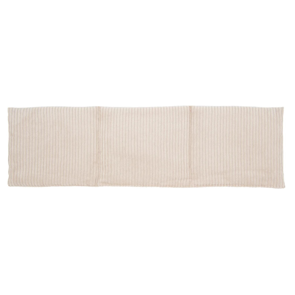 Getreidekissen 3-Kammer-Kissen 50x15 cm, Cord Light Sand