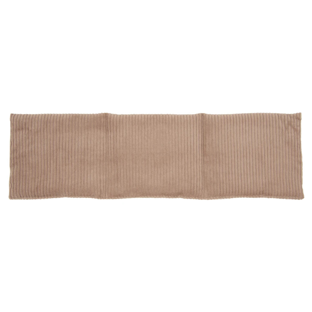 Getreidekissen 3-Kammer-Kissen 50x15 cm, Cord Camel