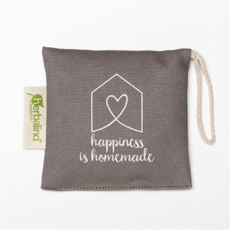 Duft-Sachet, taupe, Minze, 10x10cm, 1302_1