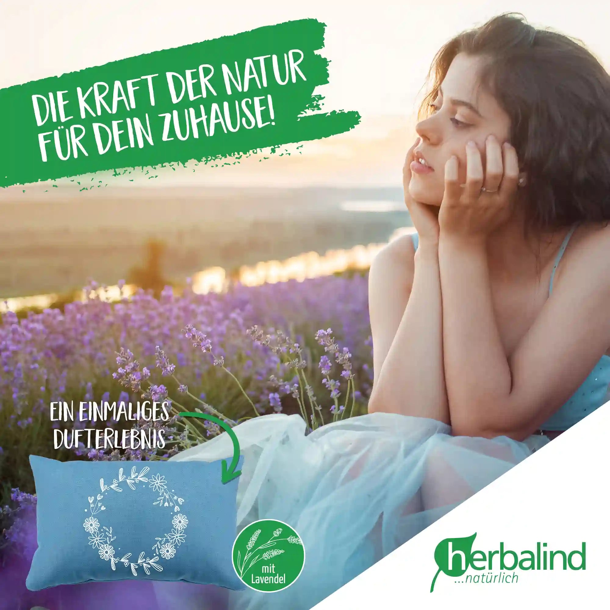 Kraeuterkissen, Kranz, blau, Lavendel, 20x30cm, 5043_5