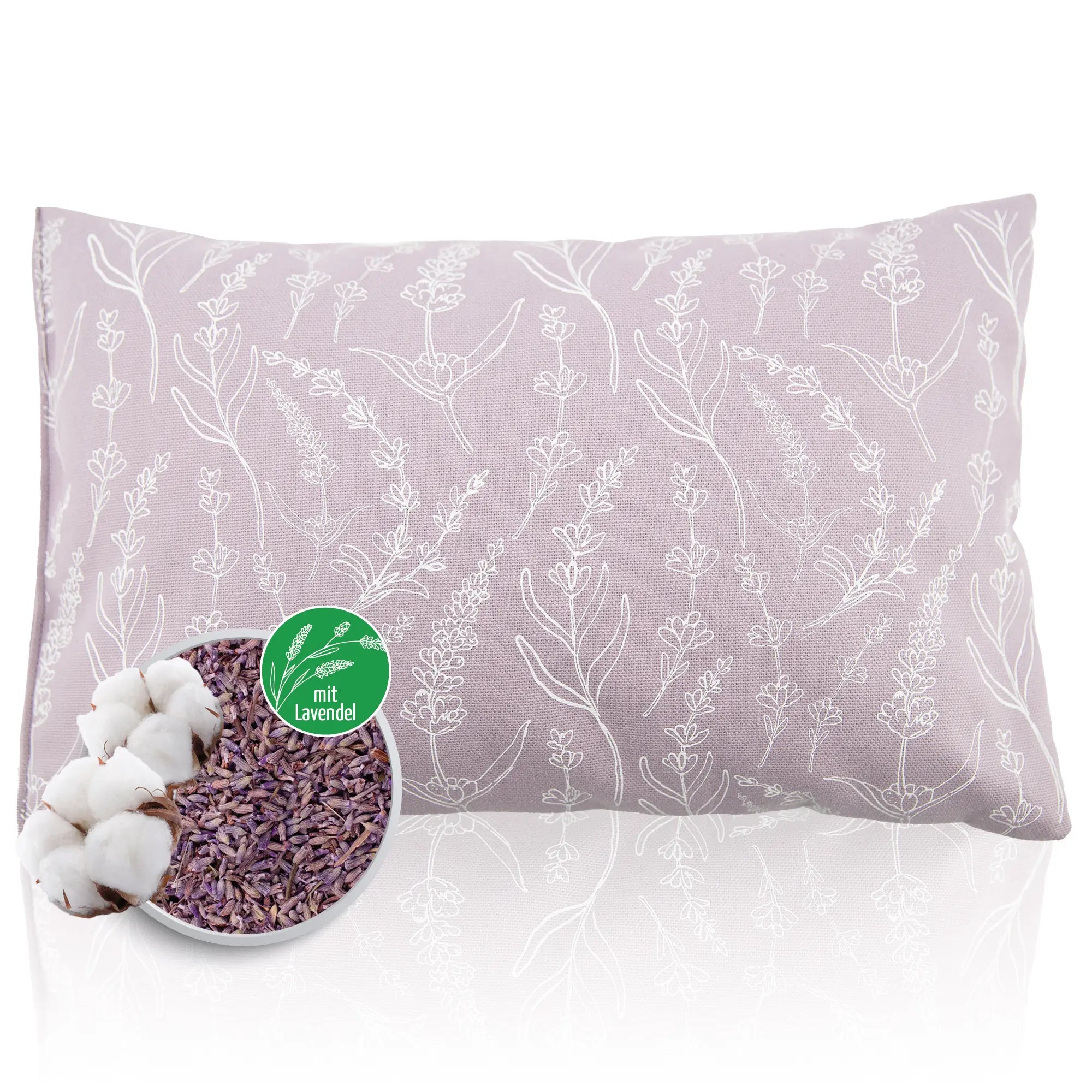 Lavendelkissen 20x30cm "Lavendel - Allover", Lilac