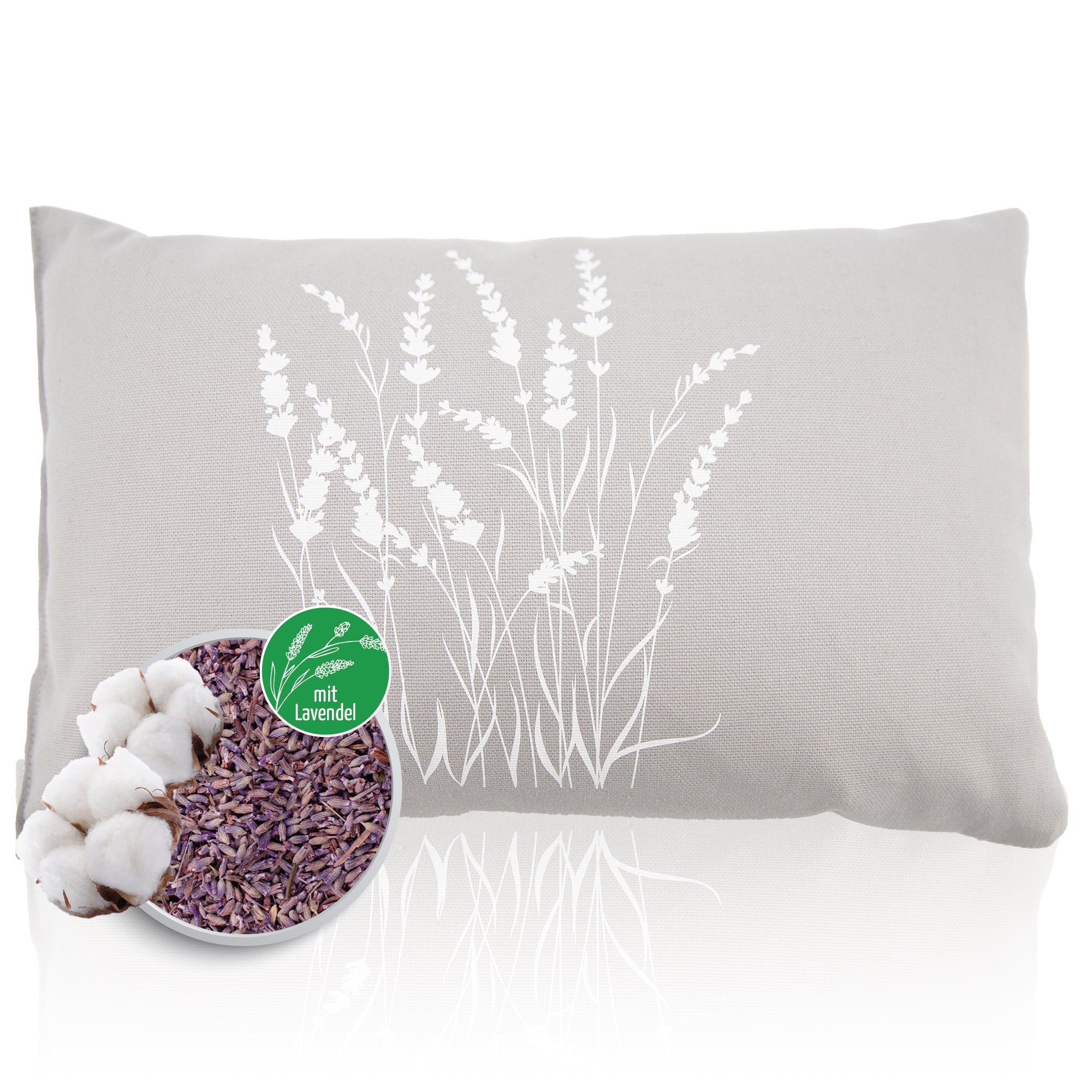 Lavendelkissen 20x30cm "Lavendel -Strauch", Lilac