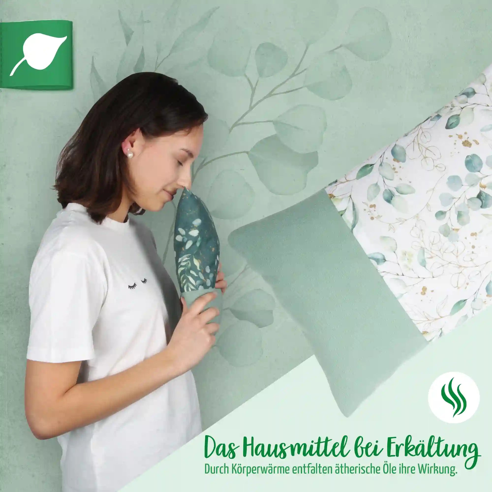 Kraeuterkissen, Eukalyptus, weiss, Kraeutermischung, 20x30cm, 5113_4