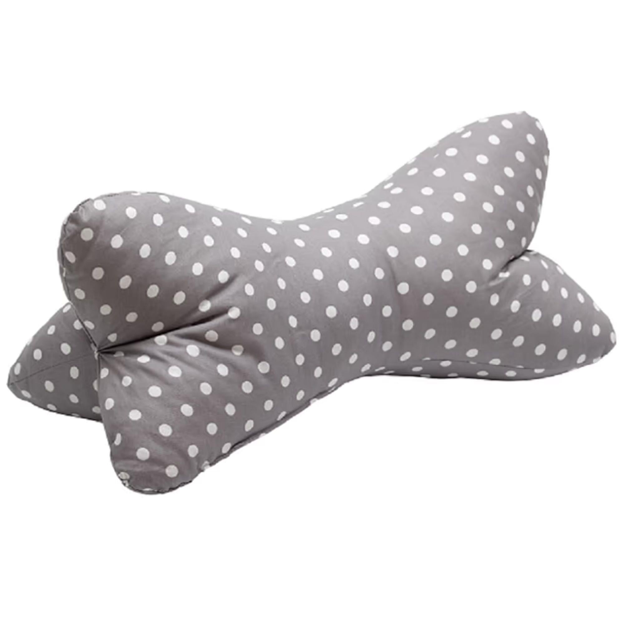 Leseknochen 40x18cm Punkte, Grau