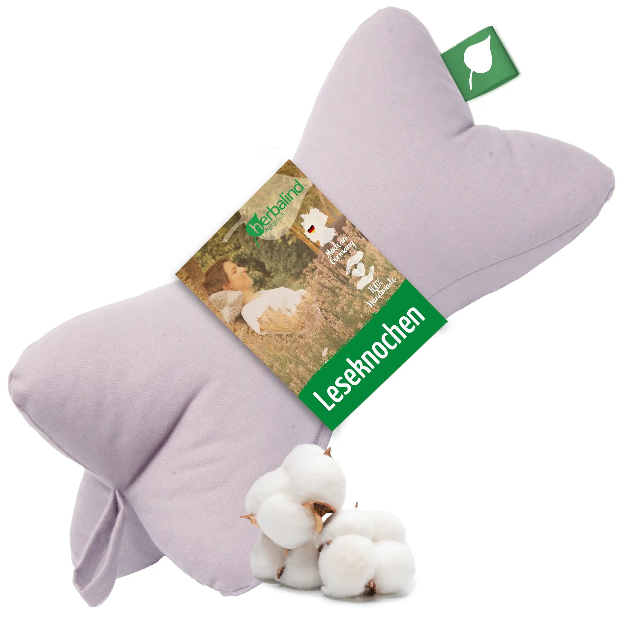 Leseknochen 40x18cm, Taupe