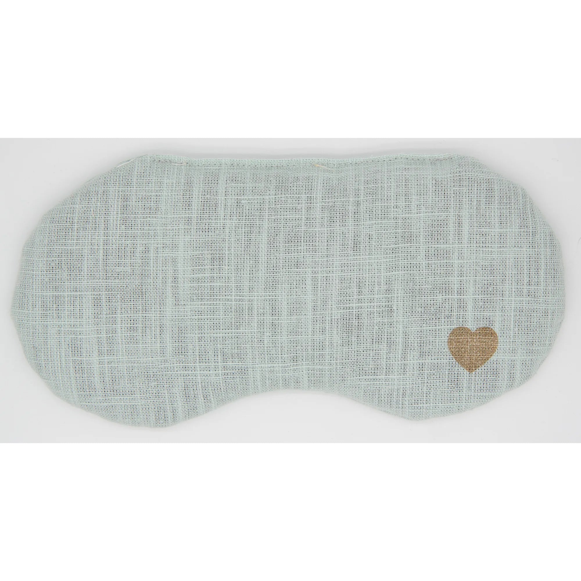 Augenkissen Leinen mit Rapssamen Mint Herzchen