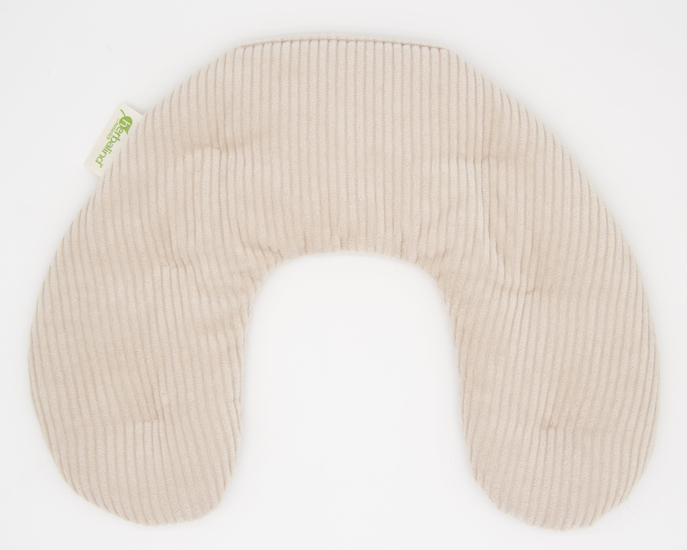 Körnerkissen Nackenhörnchen 30x40cm, Cord Light Sand