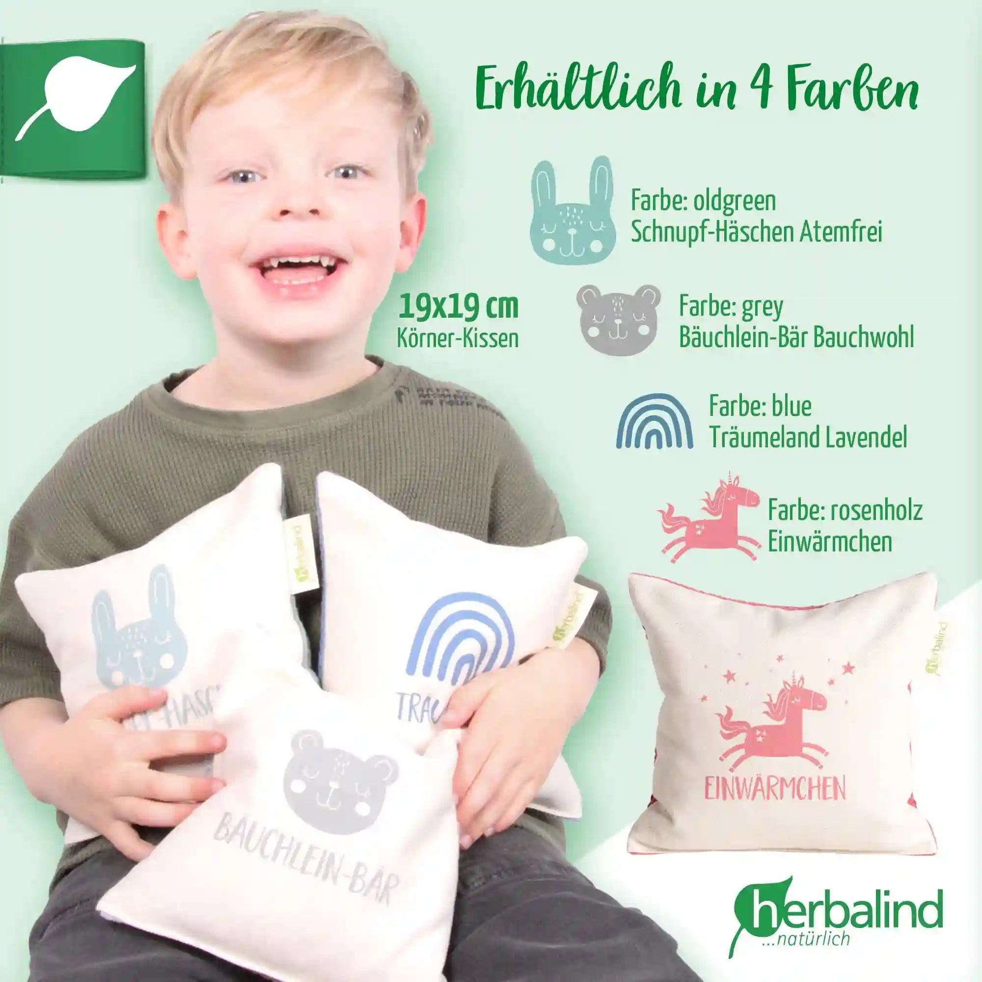 Waermekissen, Kinderkissen, Baeuchlein-Baer, Waffel Pique grau, Koerner, Getreide, 19x19cm, 4100_4