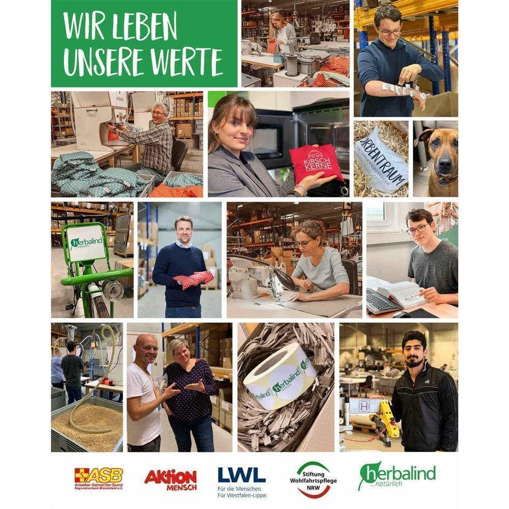 Waermekissen, Kinderkissen, Einwaermchen, Waffel Pique dark rose, Koerner, Getreide, 19x19cm, 4103_3