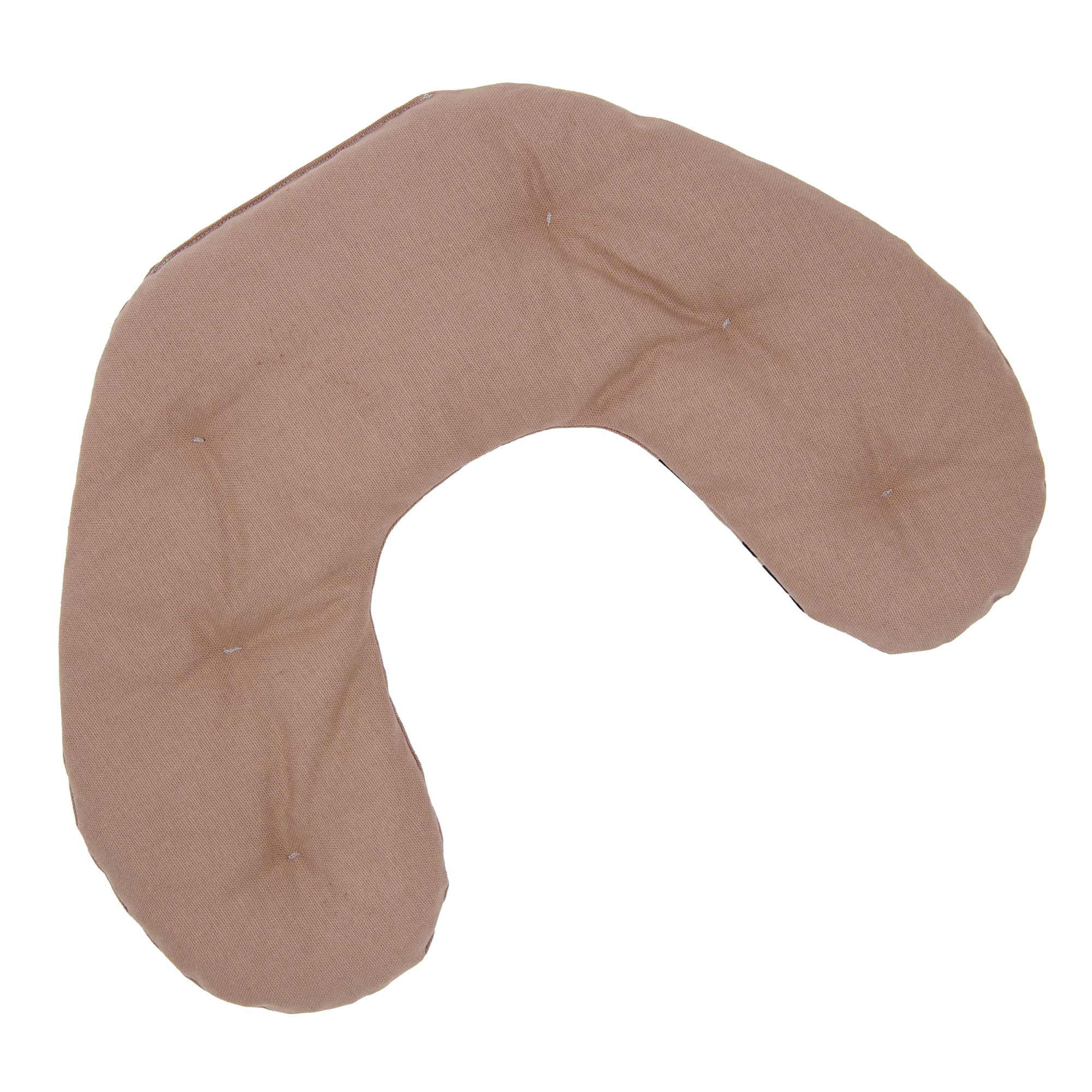 Kirschkernkissen Nackenhörnchen 30x40 cm, Leo, Taupe