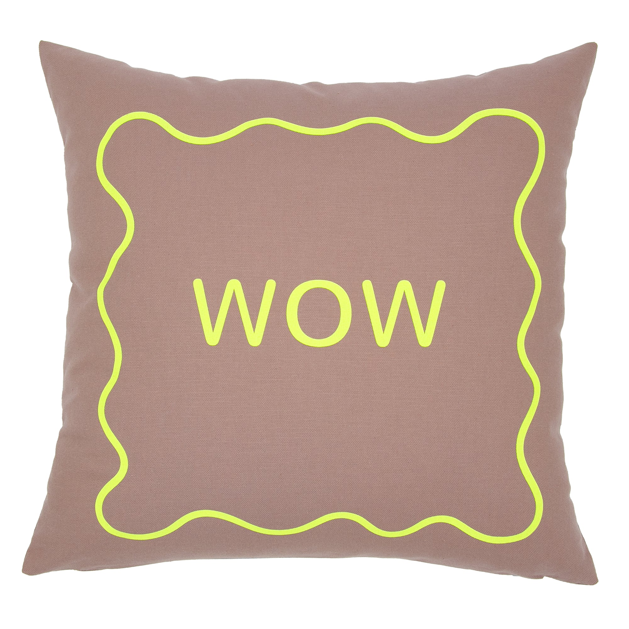 Kissenbezug 40x40cm, Canvas taupe WOW