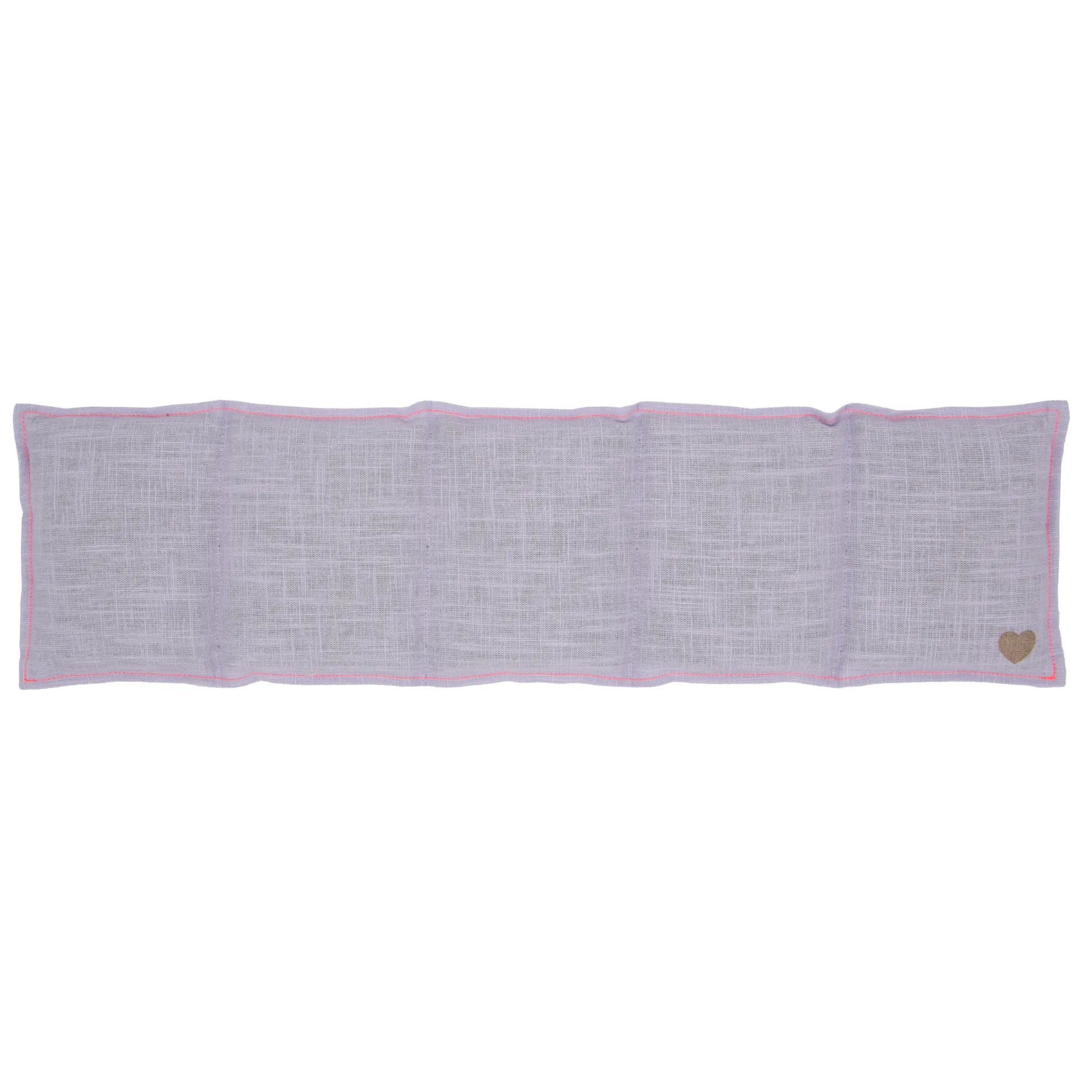Rapssamenkissen 5-Kammer Leinen, Light Lilac, 55x15 cm