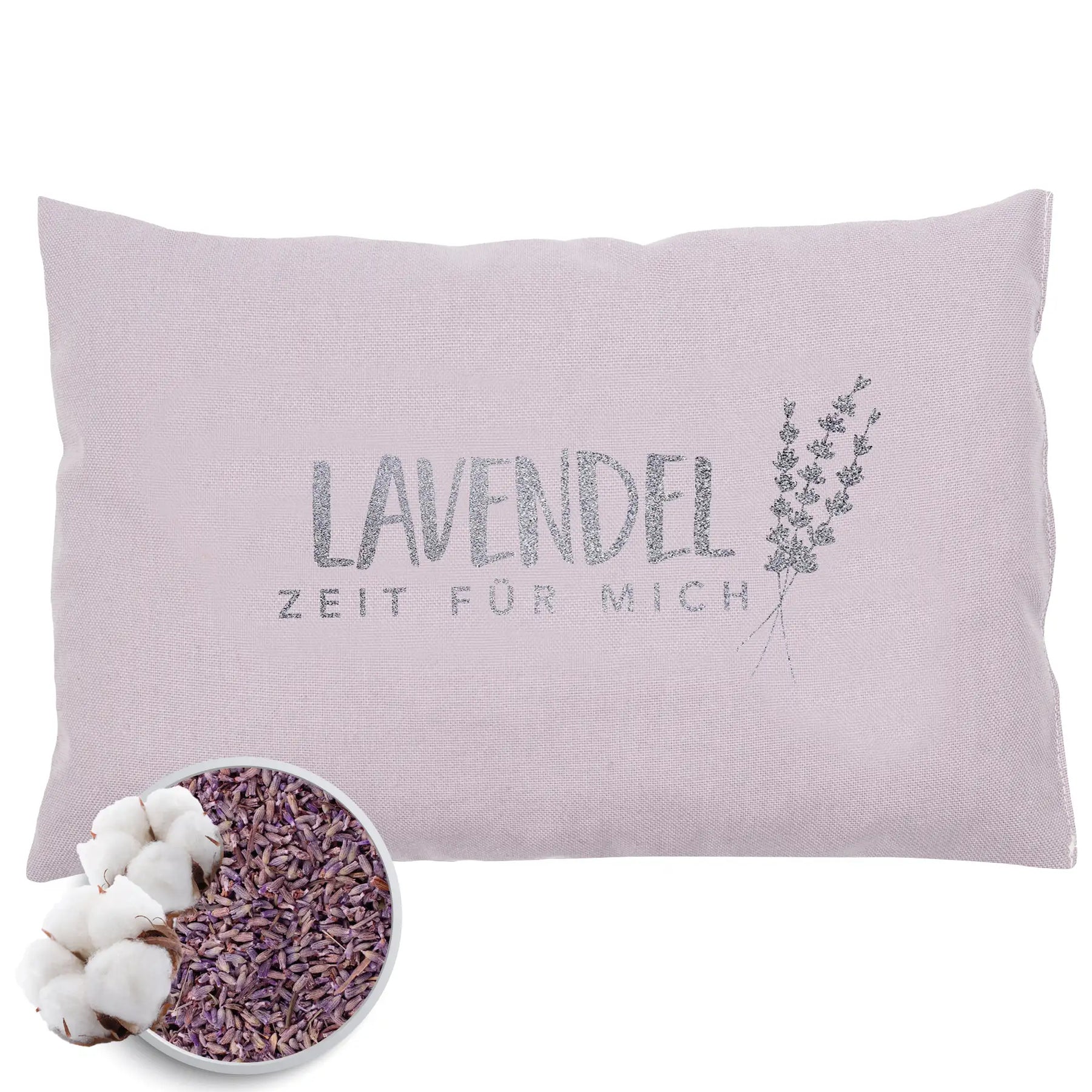 Lavendelkissen 20x30cm Lilac "Zeit für mich"