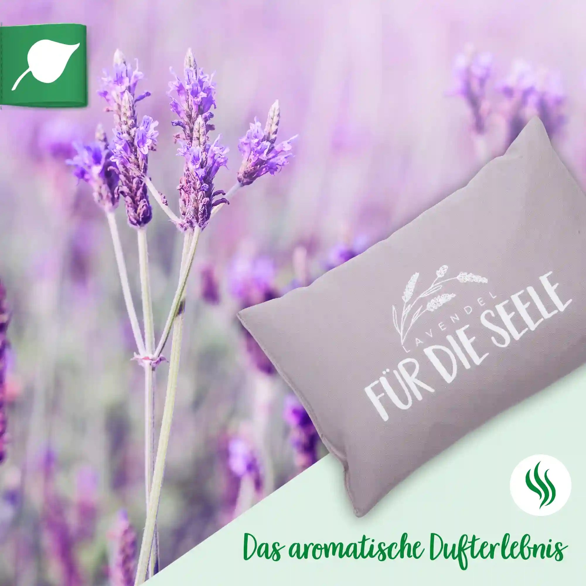 Kraeuterkissen, Fuer die Seele, flieder, Lavendel, 20x30cm, 5046_4