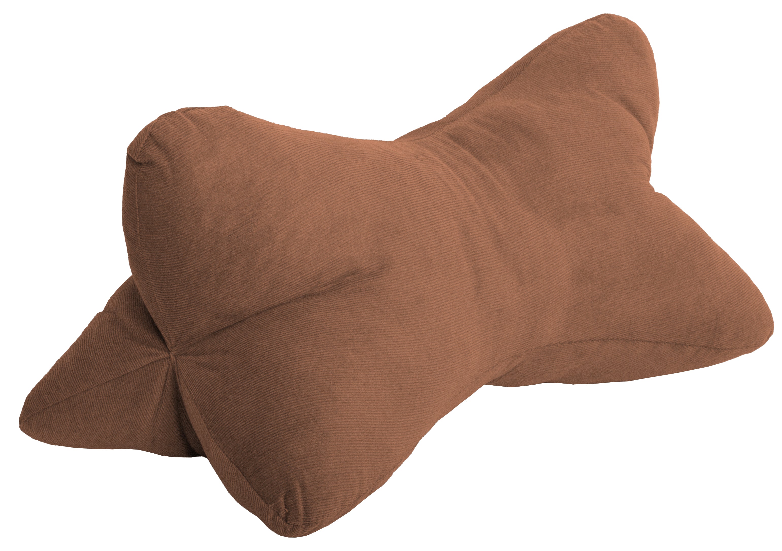 Leseknochen 40x18cm, Babycord braun