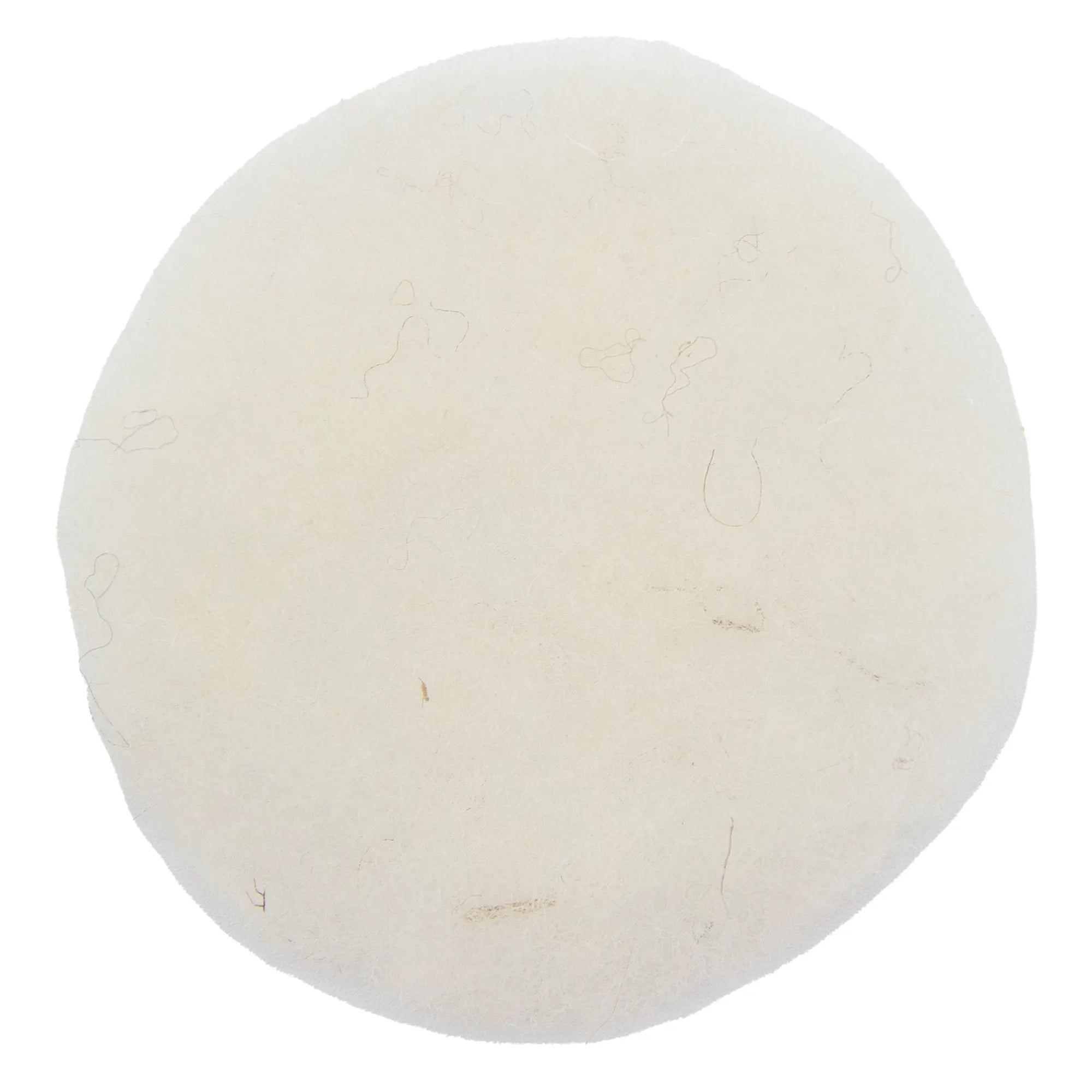 Pads aus Schafschurwollvlies 6 cm ⌀ - 10 Stück