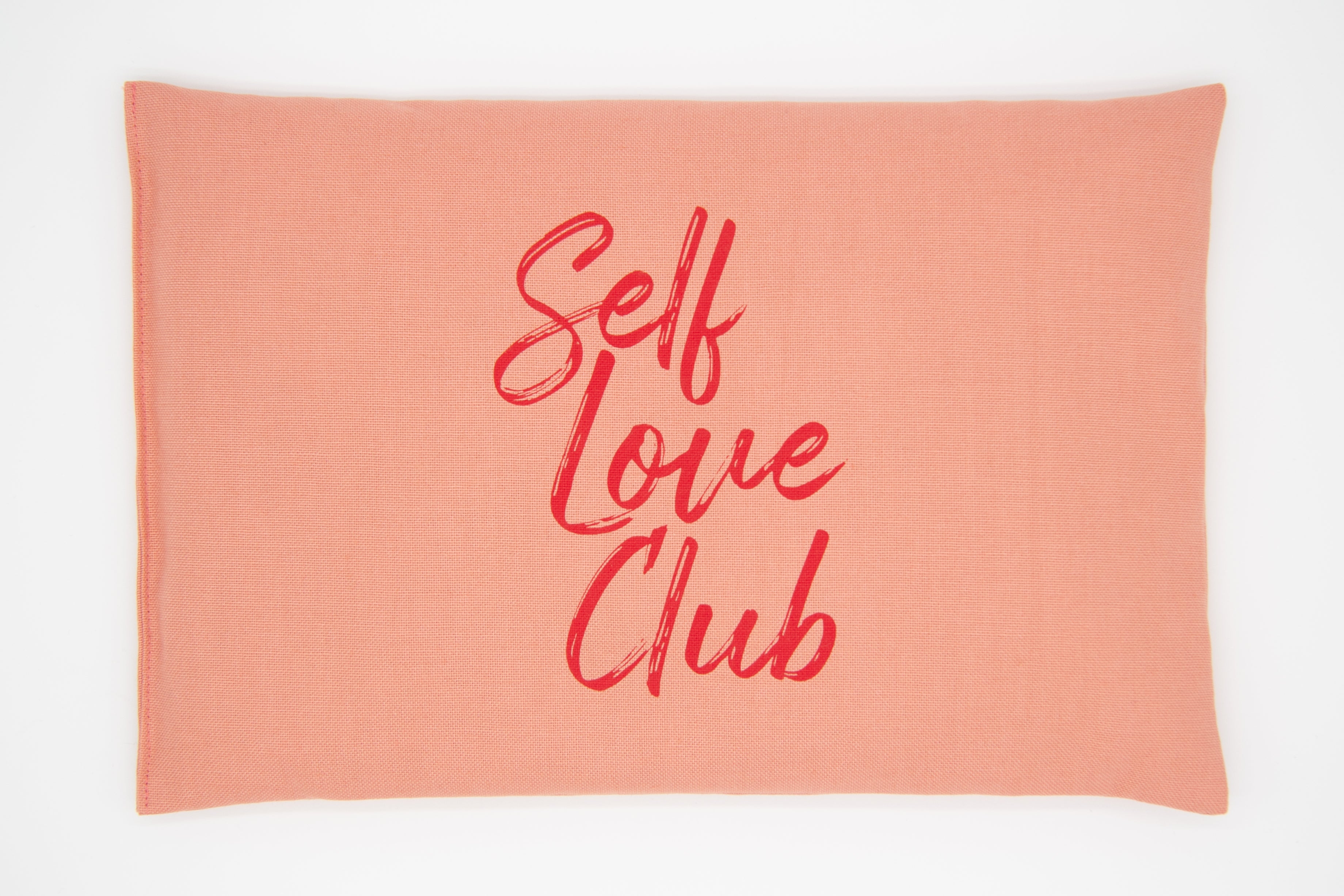Kirschkernkissen 30x20cm, "Self Love Club", Blush