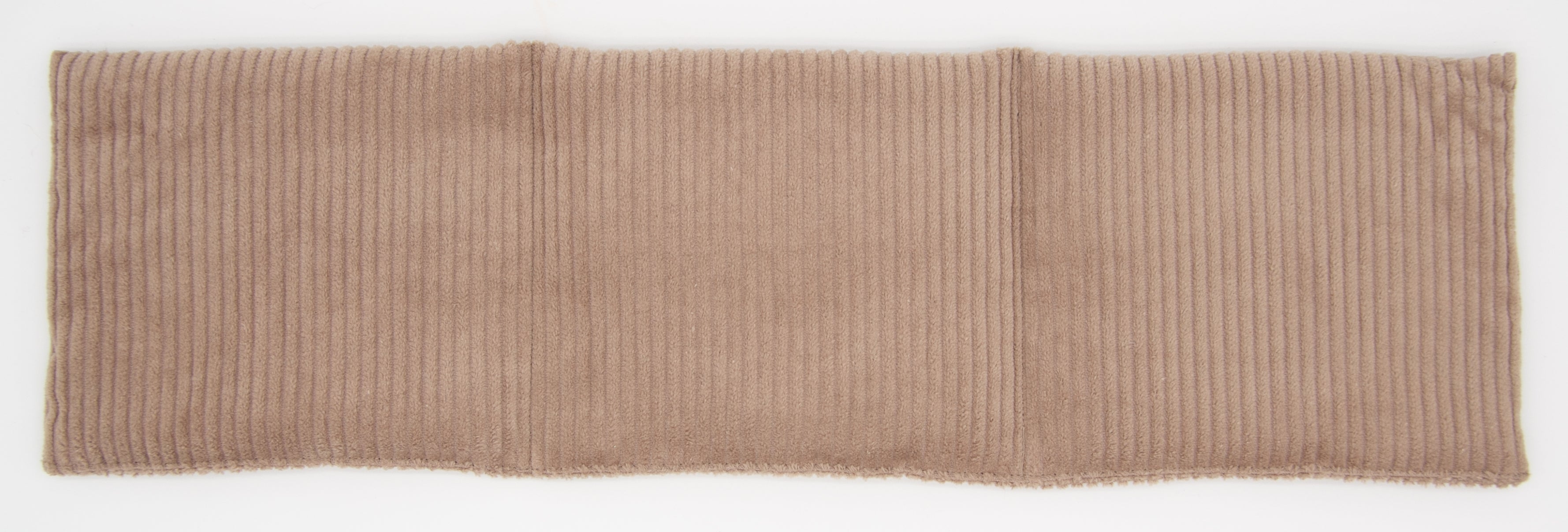 Getreidekissen 3-Kammer-Kissen 50x15 cm, Cord Camel