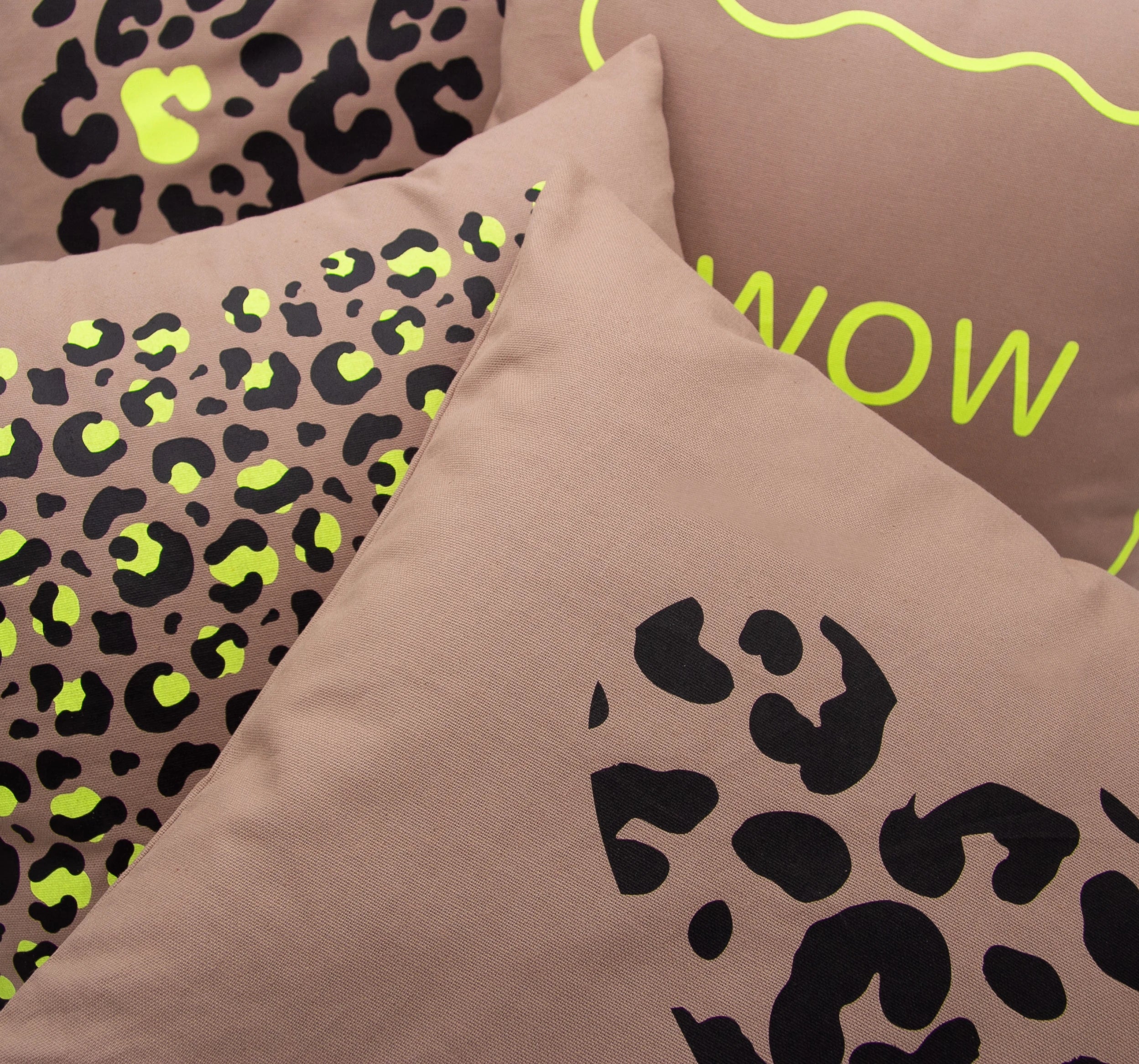 Kissenbezug 40x40cm, Canvas taupe WOW